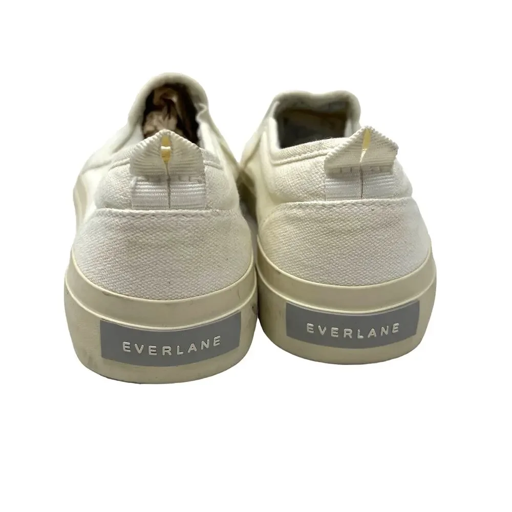 Everlane The‎ Forever Slip-On Sneaker White Women's Size 5.5 Men's 4 NEW